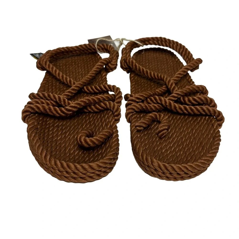 Nomadic State of Mind Toe Joe Rope Sandals in cafe 38